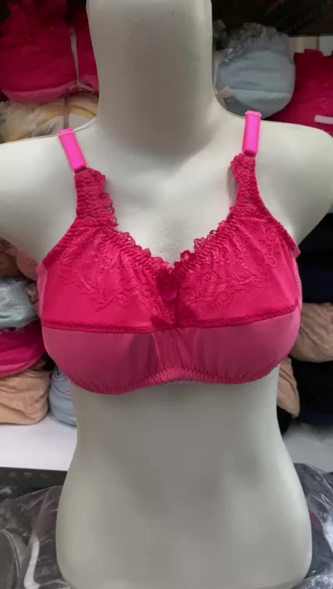 4 Pcs Bra Renda Bh Wanita Tanpa Busa Tanpa Kawat Nyaman Dipakai Harian