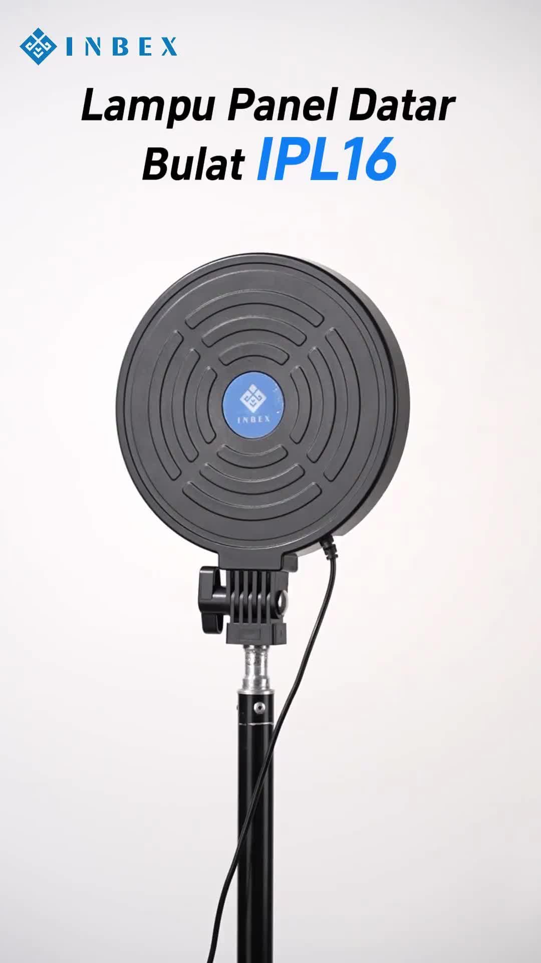 【24H Shipping】【COD】INBEX IPL16 Lampu Kontent Kreator Portabel Lighting Studio Video/Livestreaming+Tripod Overhead Stand hp