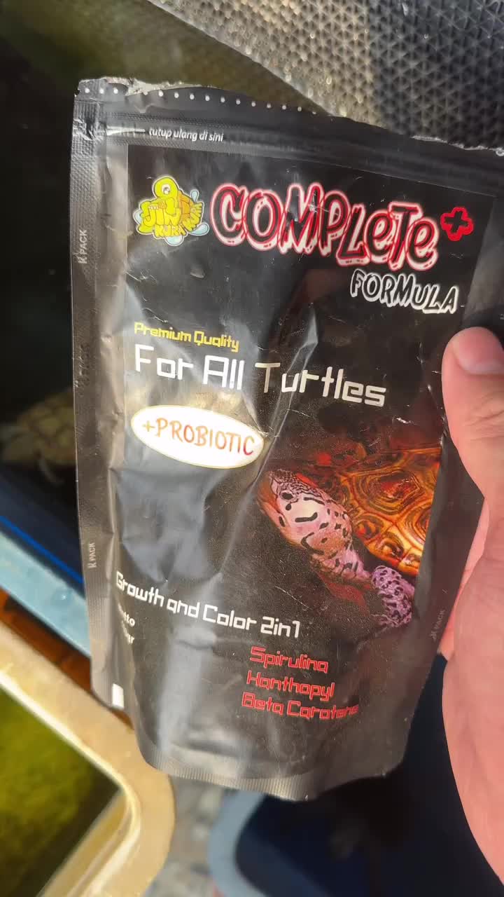 Jkk Complete / Color / Growth Pellet 100 gram Makanan Kura Kura Air Untuk Pertumbuhan , Warna Dan Menjaga Kualitas Air Type Floating