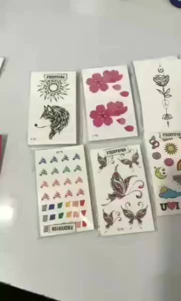 [FISHER] Set Stiker tattoo (1 paket isi 30pcs) tato sementara event stiker lucu anak dewasa