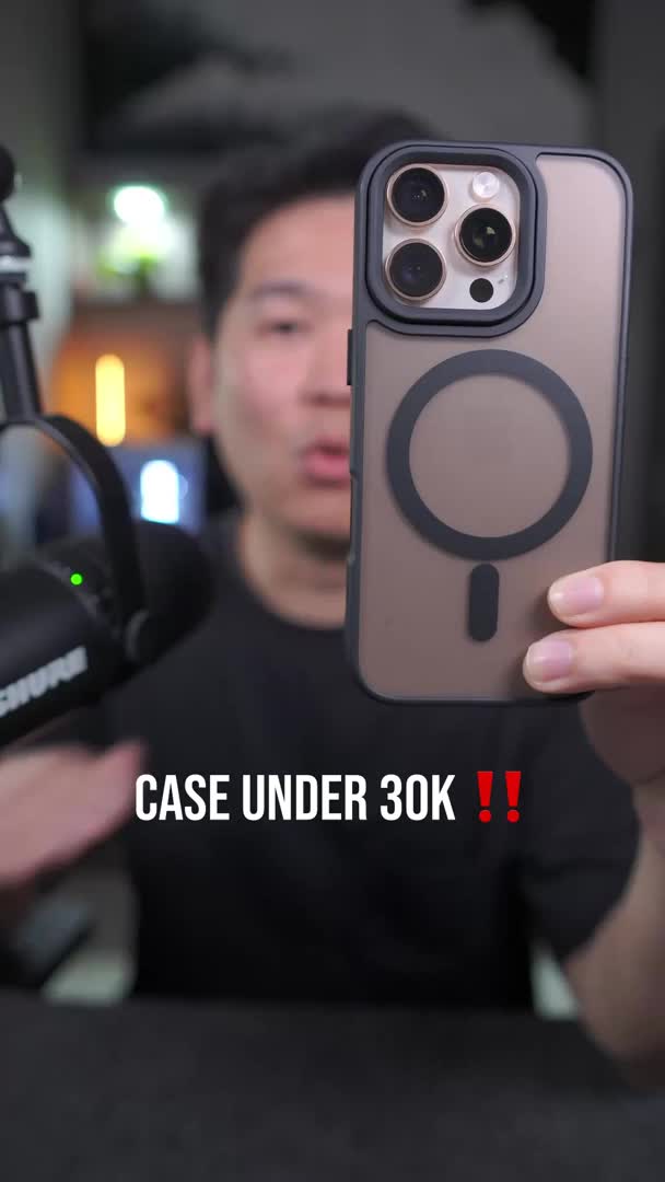 Migoz Bundling MagSafe Case iPhone 11 12 13 14 15 16 17 Pro Max | Clear + Black Matte | Wireless Charging