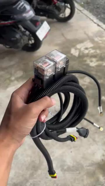 Relay Set Biled Foglamp PNP H11 HB3 Semua Mobil Devil Auto ON OFF