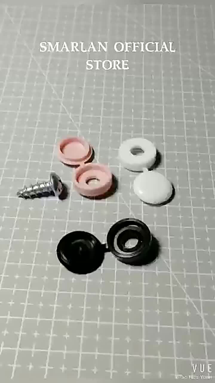 100 Pcs  Sekrup Screw Cap Cover/ Tutup Sekrup/Kepala Sekrup Plastik