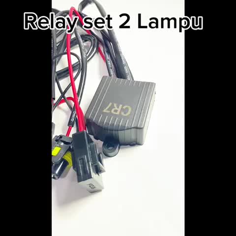 CR7 Kabel Relay Set Untuk Biled Projector LED Socket H4 Matrix X1 Bisa Untuk Motor Mobil