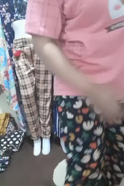 3 Pcs Celana Pendek Wanita Jumbo,Kolor Harian - Shorts, Motif Fit Santai