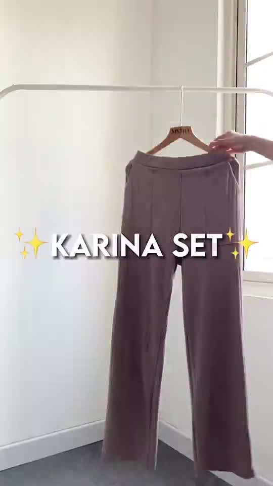 MSMO Karina Set Long Knit / Setelan Wanita One Set / One Set Wanita