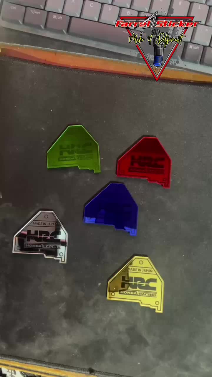 EMBLEM AKRILIK TUTUP SENSOR NEW BEAT GENIO SCOOPY ACRYLIC