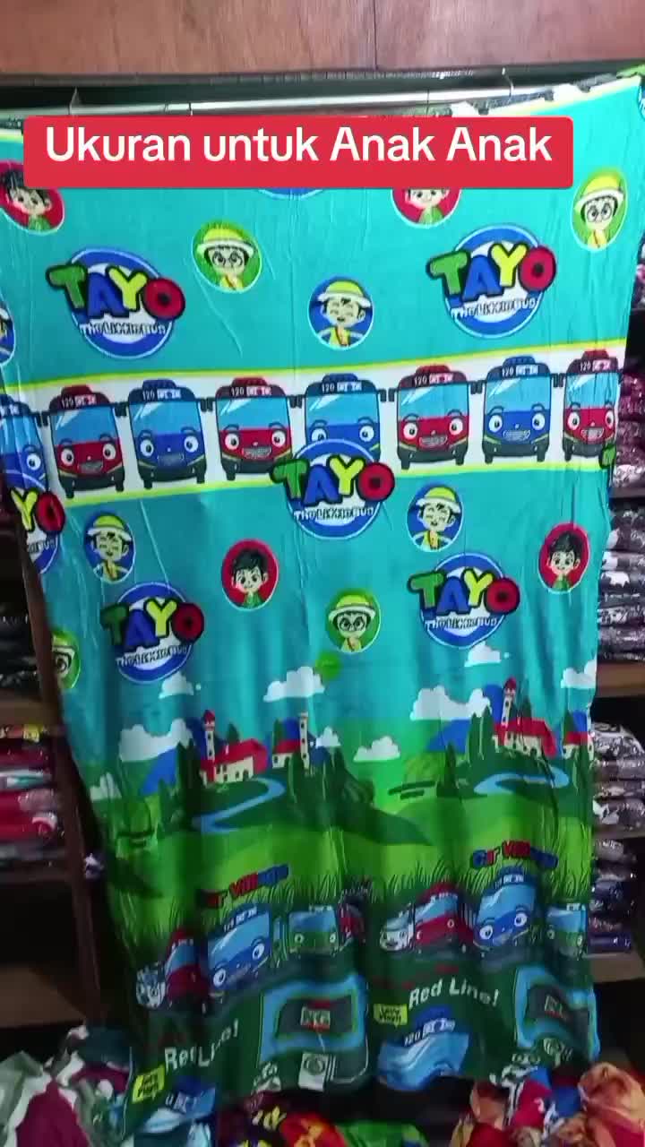 Selimut Anak Karakter Bulu Lembut Tipis 120x175 Setrip Moria Hadiah Kado Polister Berkualitas