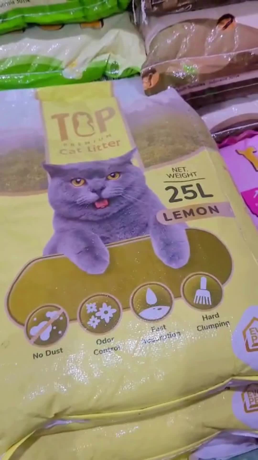 Top Cat Litter 20kg Pasir Gumpal tidak pecah