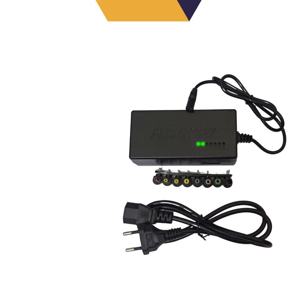 Adaptor Laptop Universal 8 in 1 Plug 96W 12V/15V/16V/18V/19V/20V/24V/Adaptor Laptop Universal 8 in 1 Plug 96W 12V/15V/16V/18V/19V/20V/24V untuk Berbagai Merk Laptop Computer