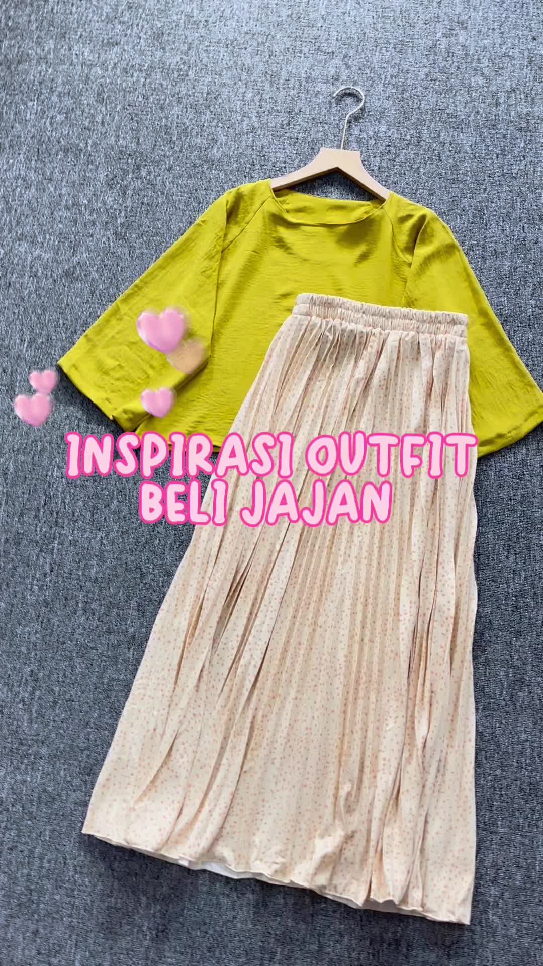 R.A SOP - Maria Rok Hyget Premium Motif Bintik Jumbo / Oversize Fit Panjang 90cm Wanita Bawahan