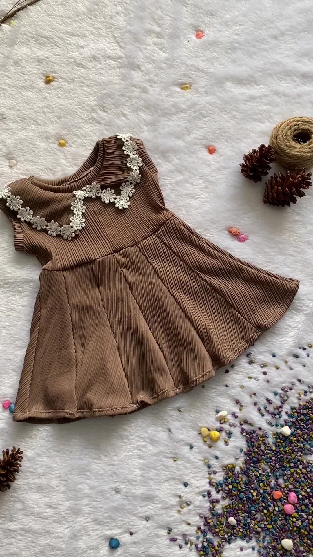Dress Anak Simple Untuk Usia 1-2 Tahun