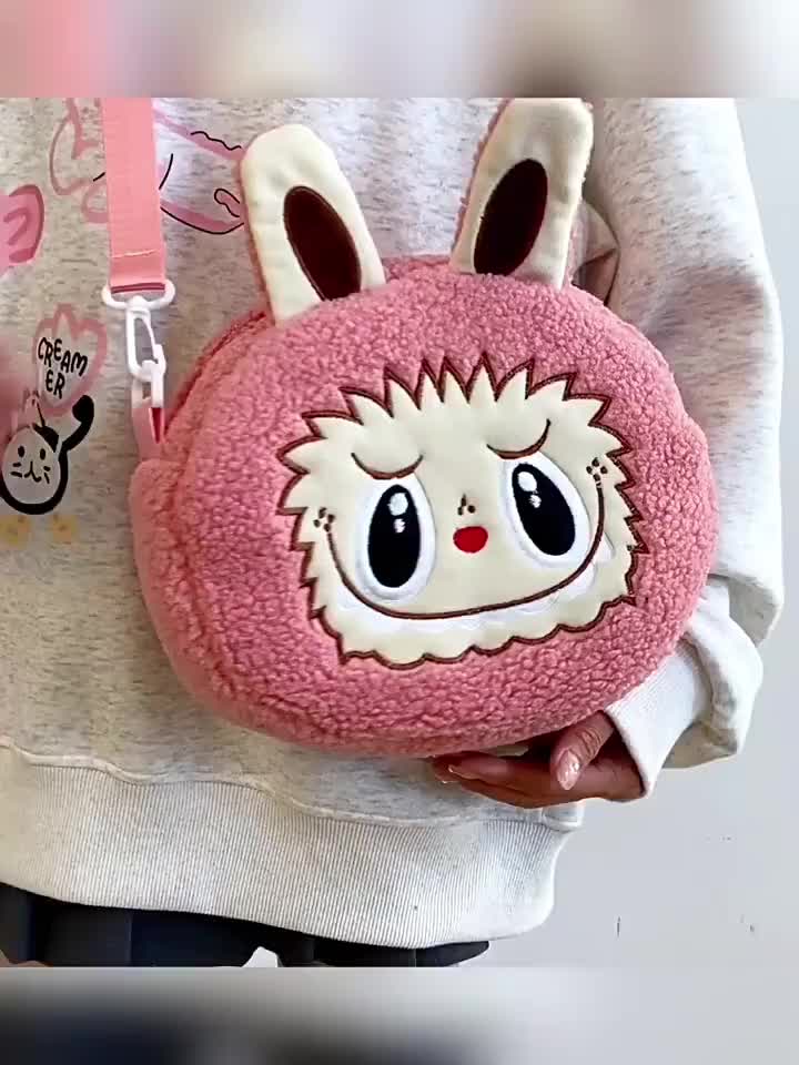 cod&ready Tas labubu tas Selempang Wanita Anak anak Fashion Motif Kartun Tas Boneka GLOBAL SHOP2008