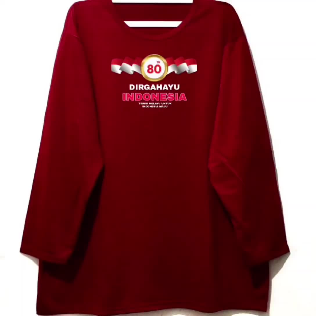 ( COD ) KAOS JUMBO LENGAN PANJANG OVERSIIZE XXXL LD 130 - XXXXL LD 140 /  DIRGAHAYU INDONESIA / ATASAN JUMBO / KAOS OVERSIIZE / KAOS DISTRO / KAOS PRIA OVERSIZE  / KAOS WANITA OVERSIZE/ T-SHIRT / PAKAIAN PRIA