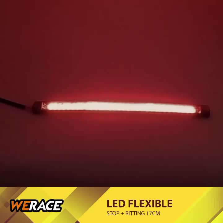WERACE LED Flexibel Stop +Ritting 17cm Lampu Kuning