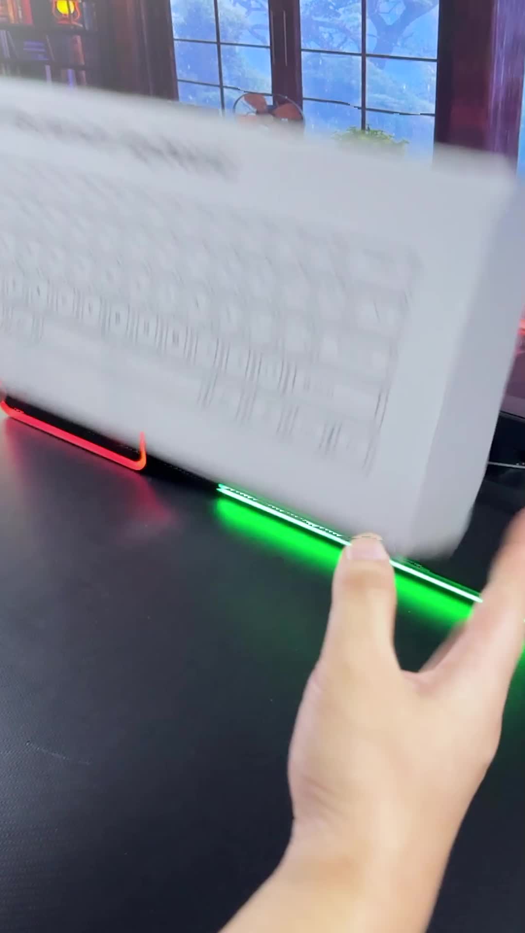 ZIFRIEND H61K Mechanical wirelessly Keyboard 61Keys 3 Modes Mixed Light Backlit Hotswap Compact And Portable Keyboard