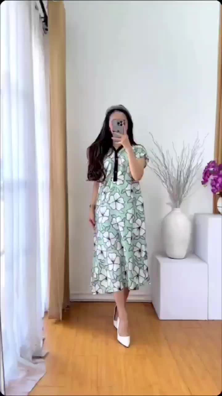 PAKET 3 PCS DASTER/DASTER BUSUI MOTIF BUNGA TERBARU/DASTER VIRAL KEKINIAN/GAUN WANITA