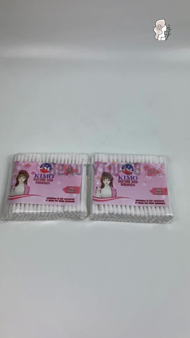 Cotton Bud Dewasa Kimo isi 100 / Korek Kuping Kapas Pembersih Telinga