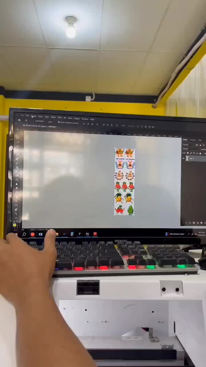 Cetak Sablon DTF Satuan Sablon Kaos Cukup Setrika dirumah Ukuran A3 A4 A5 A6 A7