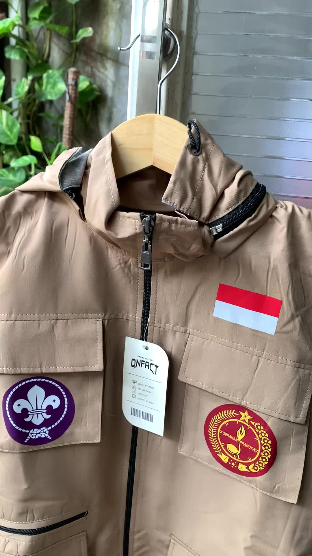 JAKET ROMPI PRAMUKA Sd/smp/sma/smk Safety Wanita Pria Atasan