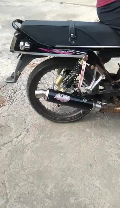 kenalpot racing AJM ORIGINAL tipe kompetisi jenong black panjang slincer 30cm sarangan full inlet50mm bahan full stenlish fullset leher Roll Bending sport Motor