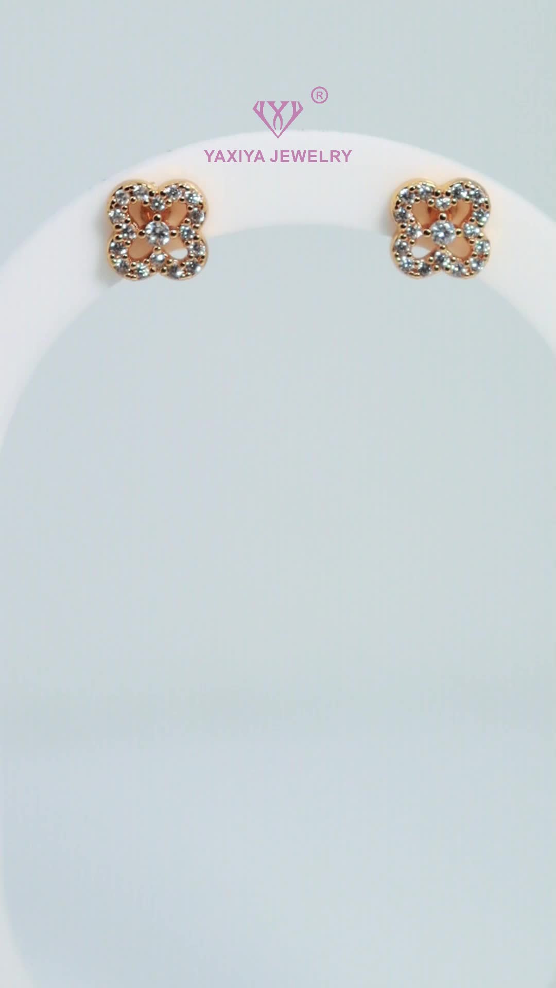 Yaxiya Anting Tusuk Wanita Motif Bunga Perhiasan Aksesoris 882