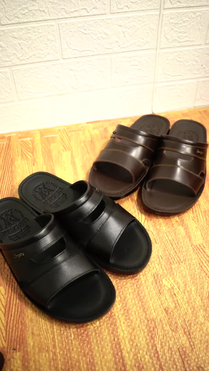 Zeger Footwear Sandal Kulit Pria  - TM 401 sandal pria dewasa