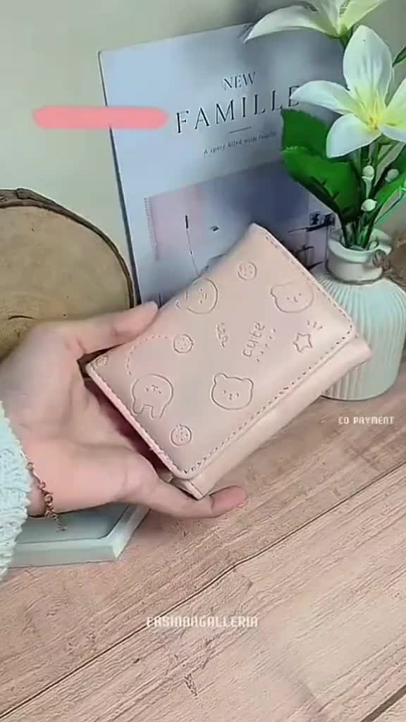 Dompet Wanita Cute  Bear  Star Korean Style
