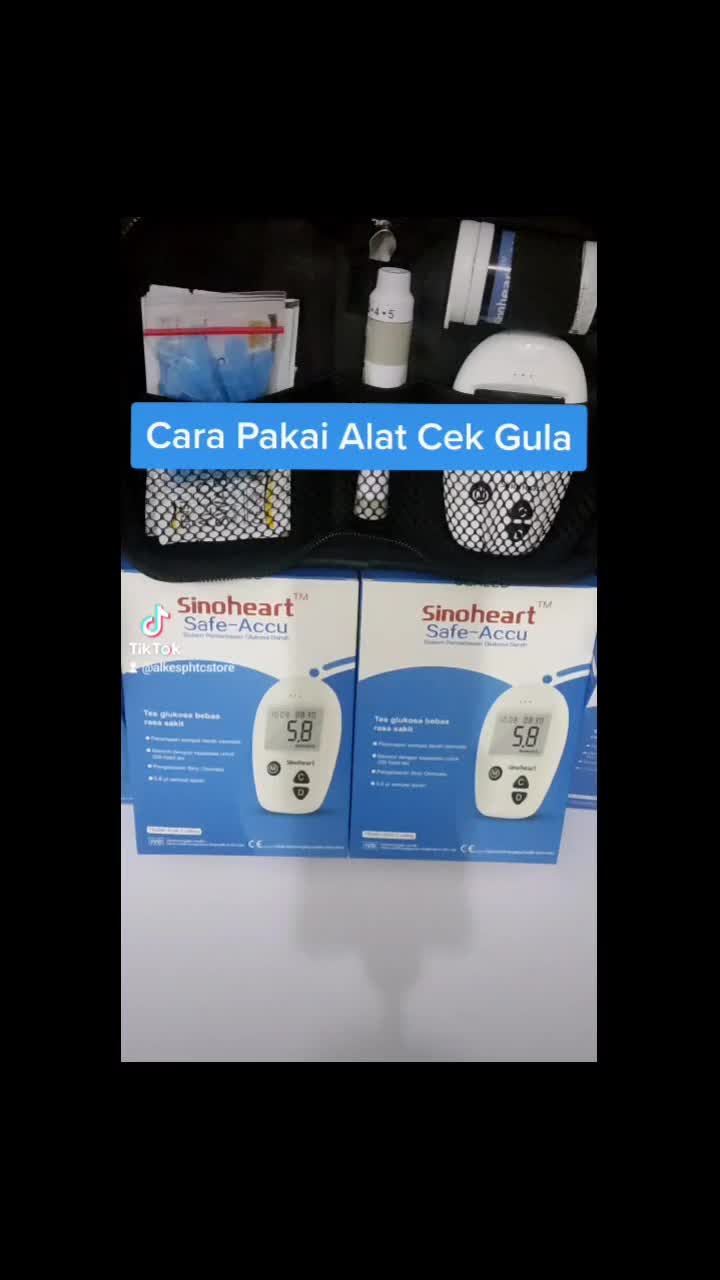 Sinoheart Safe-Accu Strip Uji Gula Darah 50 Strip