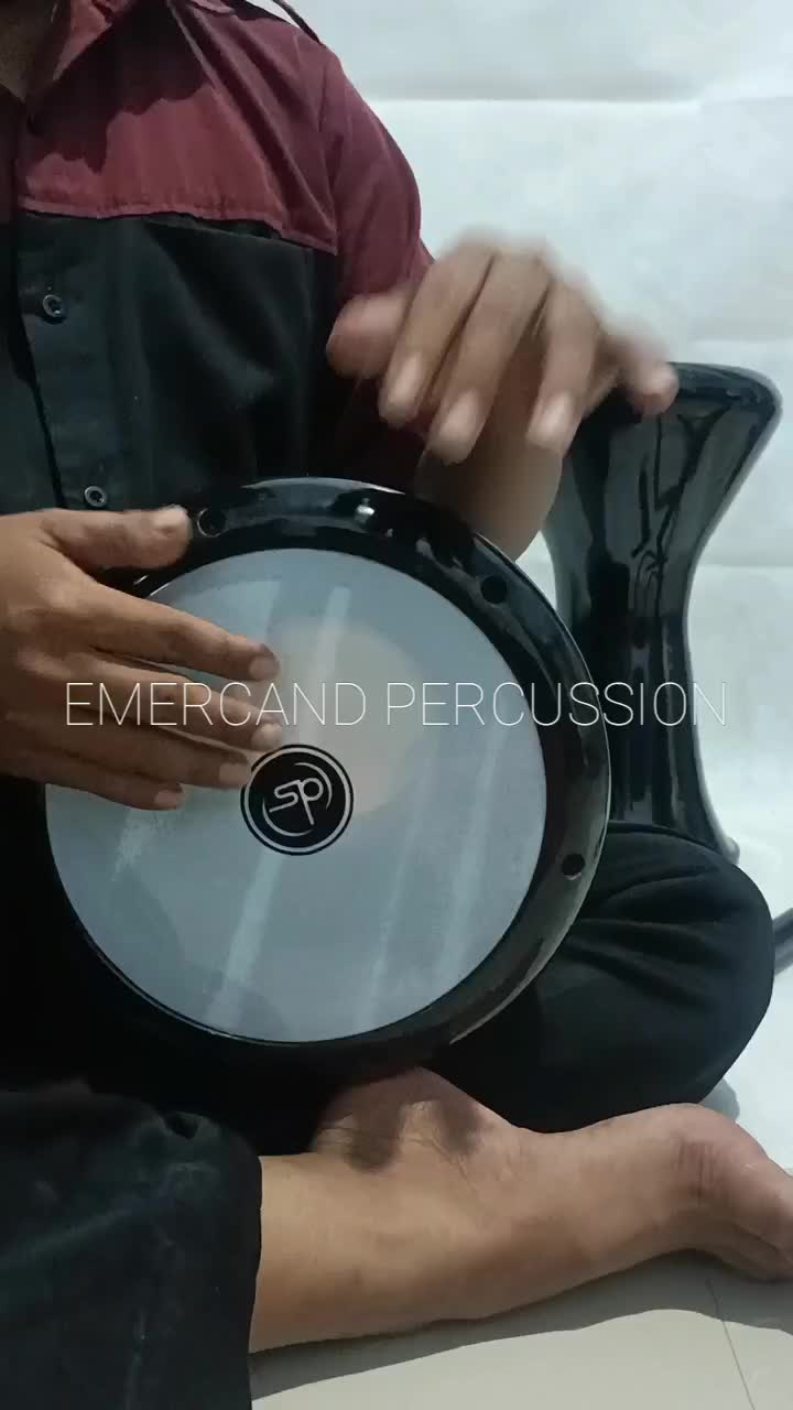 Darbuka 8 inc Warna Polos Full Set Gratis Kunci L
