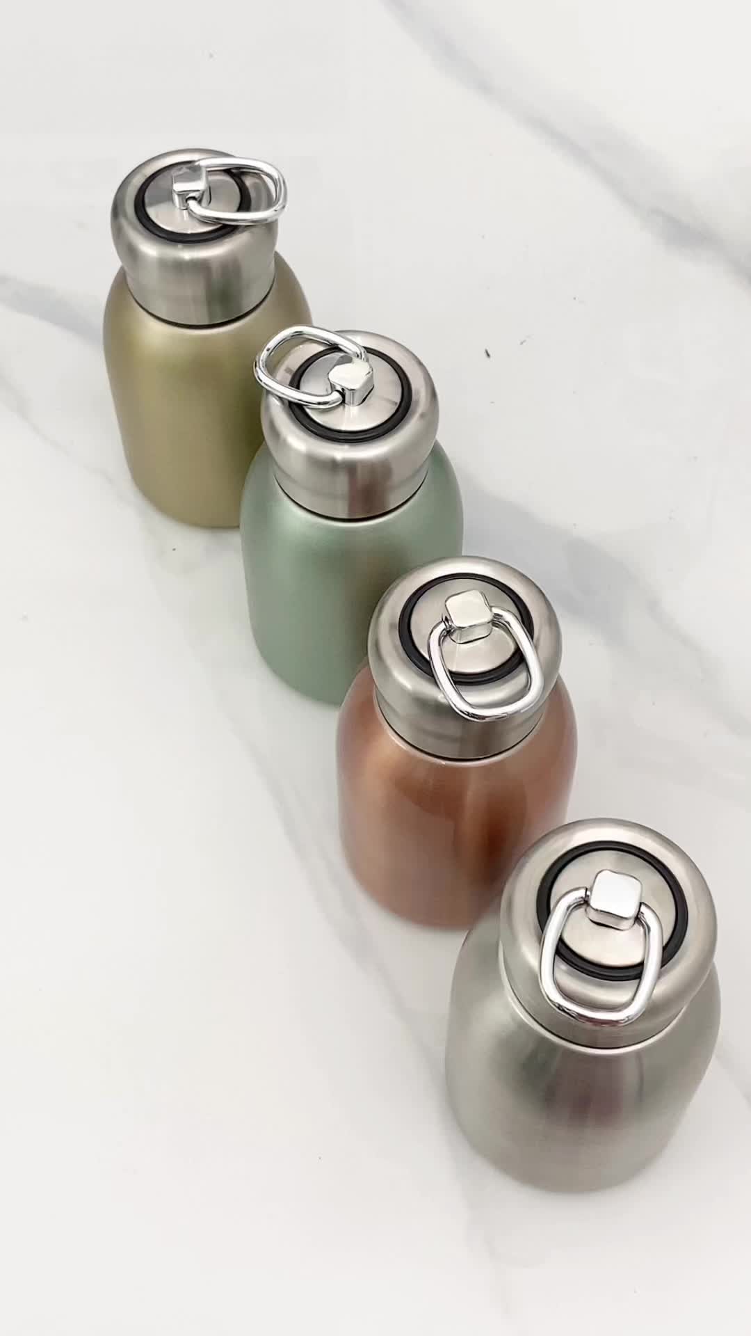 Botol Minum Tumbler Mini Custom Cetak Laser Grafir Tumbler 300ml Souvenir/Promosi Cetak Nama/Logo/Karakter