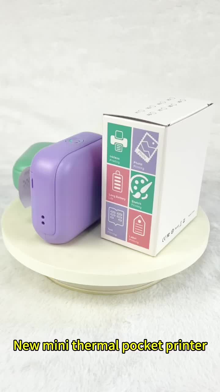 SMARTCOM Mini Printer Thermal Bluetooth 58mm X6 200DPI Cetak Gambar Foto Memo Resi Notes