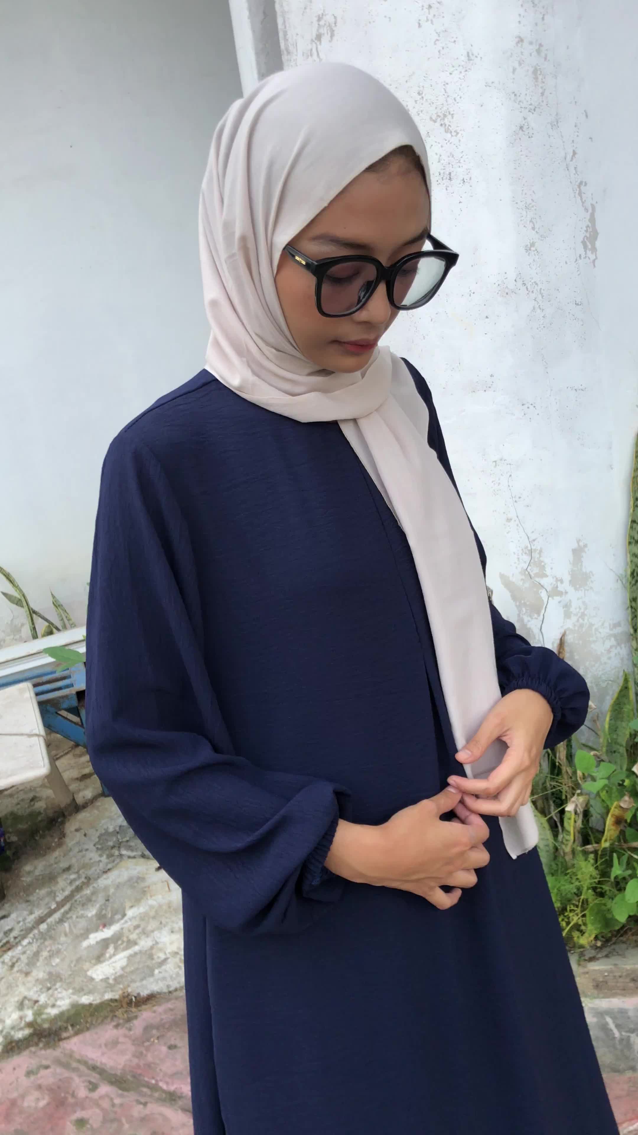 TRAND Gamis Putih Polos Terbaru 2024 Gamis Putih Murah Terbaru Gamis Best Seller Gamis Umroh terbaru BAHAN  Crinkle Airflow High Muslim