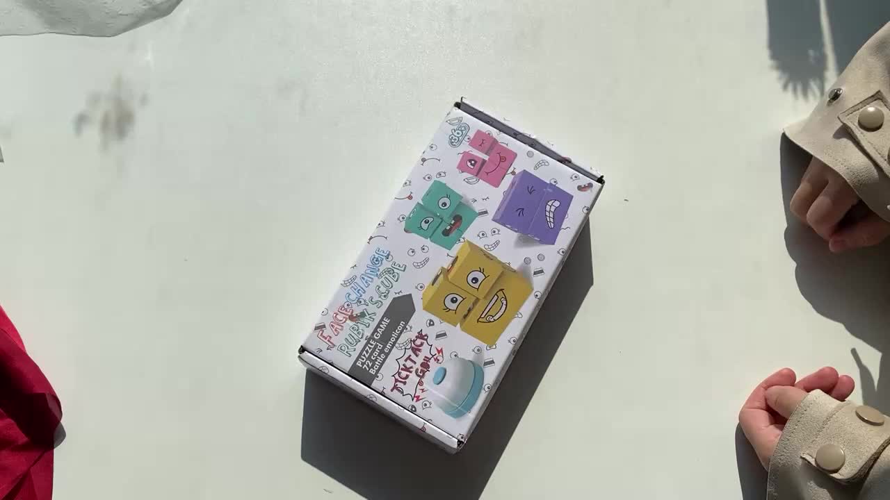 BAMBINO Mainan Anak Rubik Face Changing Rubiks Cube Puzzle Mainan Edukasi Kotak Permainan Kotak Permainan Blok Games Toys