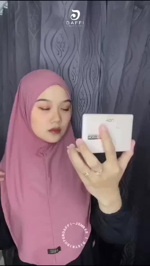 Daffi Hijab Kiran Hijab Non Pad Jersey Xable Anti Tembem