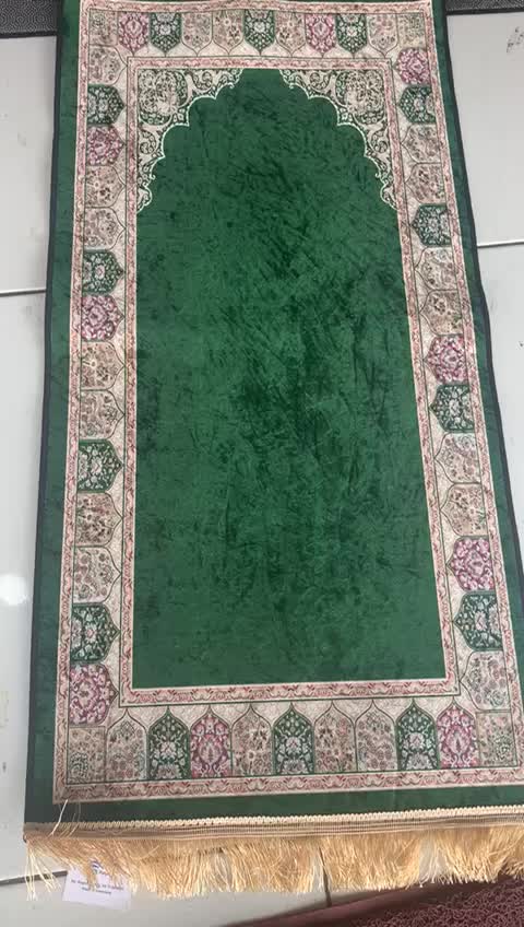Sajadah bulu halus Kilat/glossy/silk Uk 50x100cm