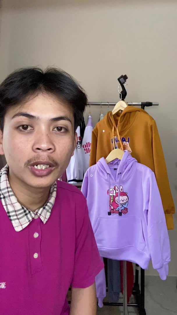 Sweater Hoodie Sablon Karakter LABUBU Anak Laki Laki Perempuan Usia 3-13 Tahun Fashion Jaket Anak Terbaru
