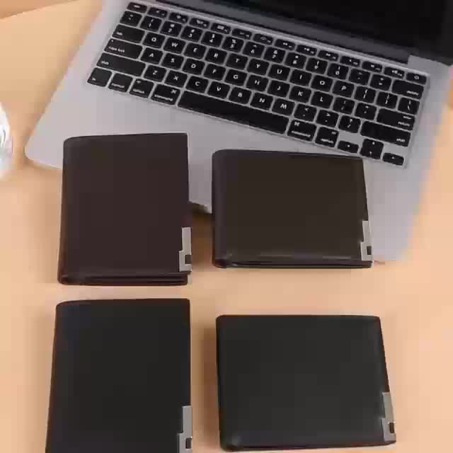 Dompet Lipat Pria Import W138 Material PU Dompet Pendek Dompet Pria