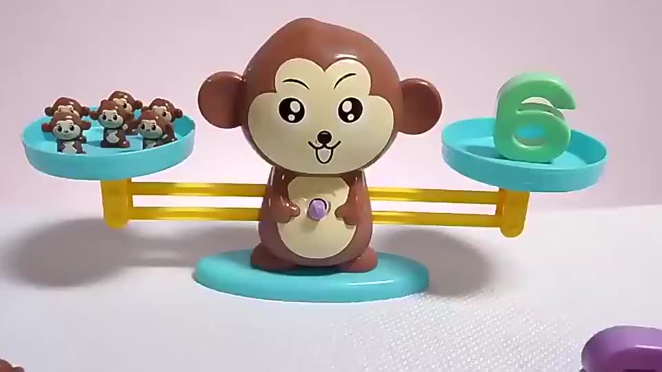 Mainan Edukasi Anak MONKEY Ballance Timbangan Belajar Berhitung