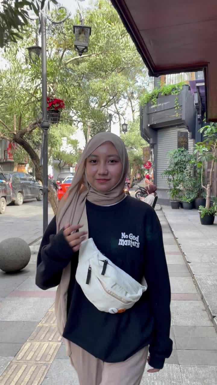 ( Gratis Pin ) Pushop Authentic Tas selempang pria Wanita ROWHAN - Slingbag Waistbag Unisex Corduroy
