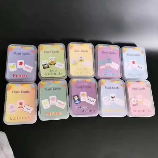 MALOTOYS - Flashcard Ring Flash Card Baby Learning Mainan Book Toys