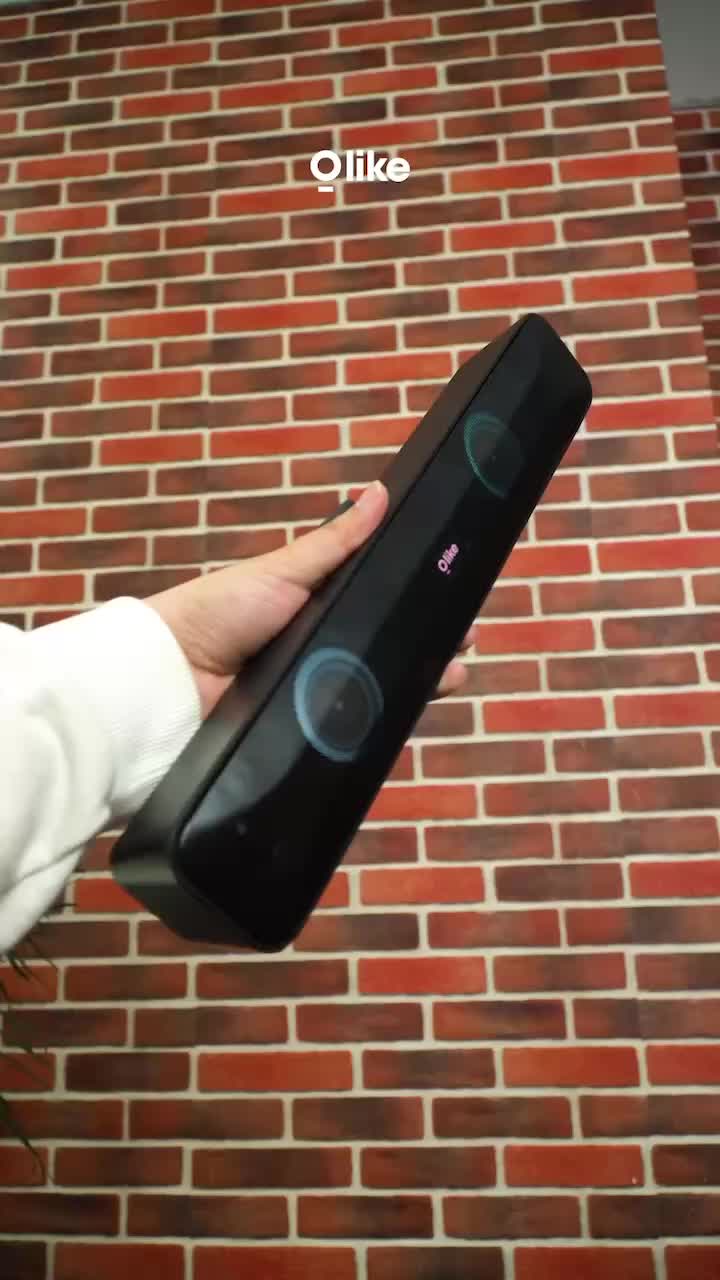 [BEST SELLING] Olike Soundbar Speaker S5H Hitam - Bass Max RGB Lights, Bluetooth 6.0, 1200mAh, 4 Jam Waktu Pemutaran, Kontrol Mudah, Port USB Type C, Garansi 1 Tahun