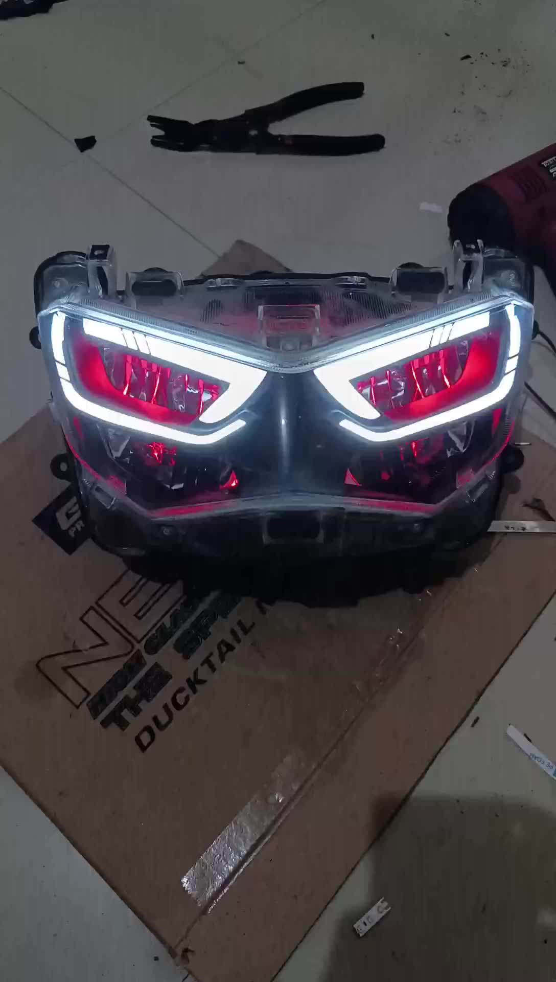 Alis Lazy Nmax New Type Mx 04 Lampu Alis Nmax New 2020 2024 Car Motor Motorcycle