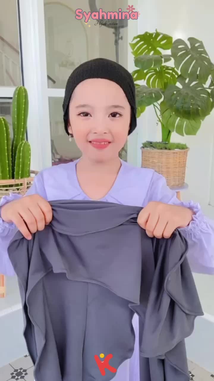 Shune- Pashmina Instan Anak Mleyot Jersey Zoya Adem Mudah dipakai