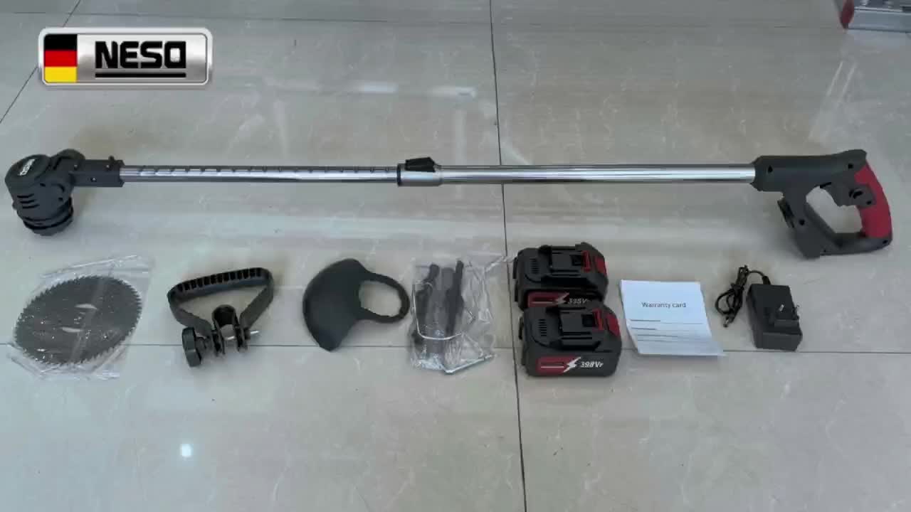 NESO Mesin potong rumput 598V/398V/298V Mesin pemotong rumput Pemangkas Rumput Listrik dengan Baterai Li-ion Elektrik Cordless Lawn Mower Electric Grass Trimmer