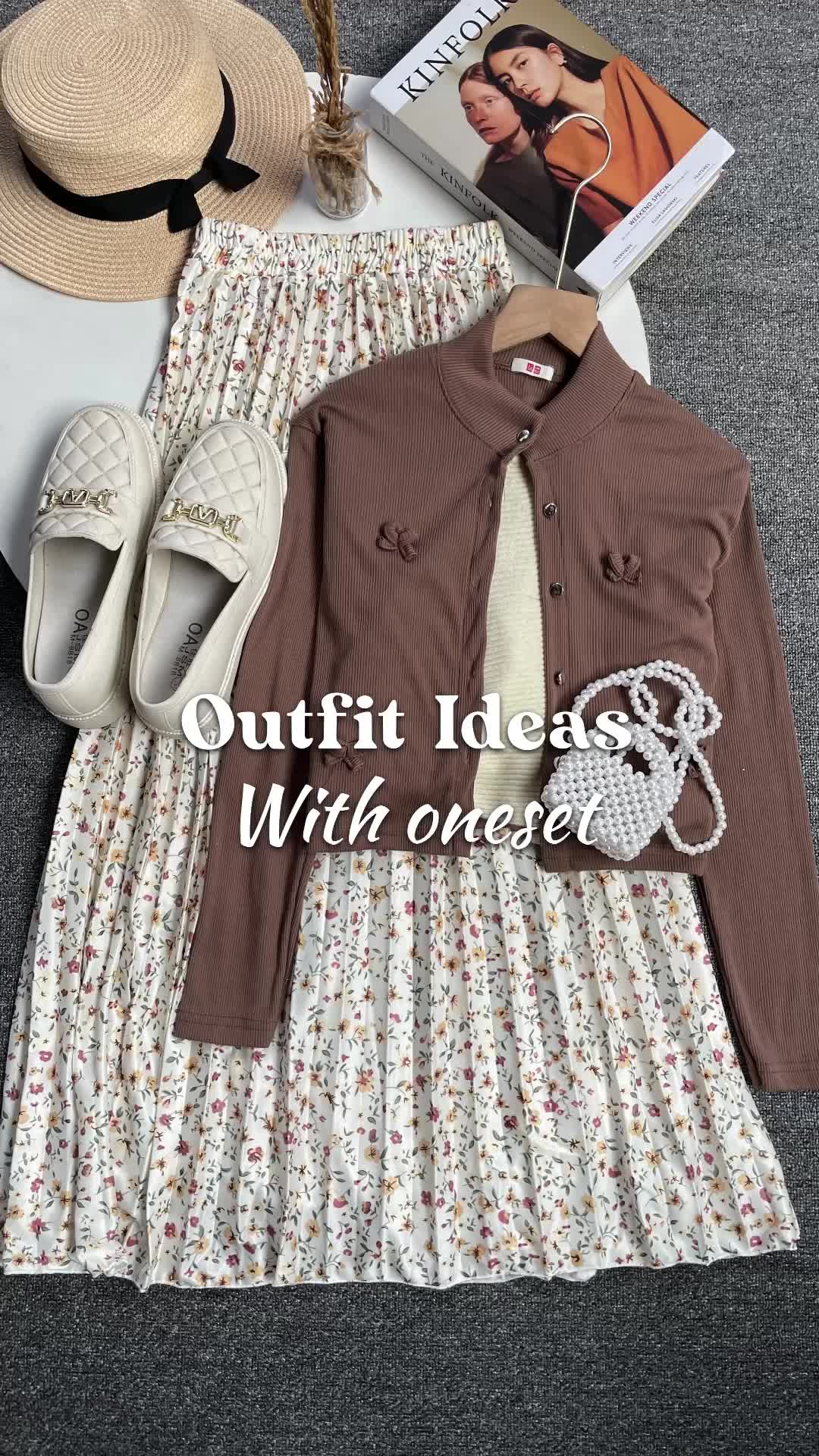 Vienetta.id-ONESET SETELAN WANITA KEKINIAN BAJU ROK PANJANG WANITA REMAJA KEKINIAN ATASAN CARDI CROP PITA ROK PLISKET FLORAL PREMIUM FIT TO XL OUTFIT HEALING OUTFIT NGEDATE STUDYTOUR NONGKI KEKINIAN SIMPLE KOREAN STYLE FASHION KEKINIAN 2025 Regular