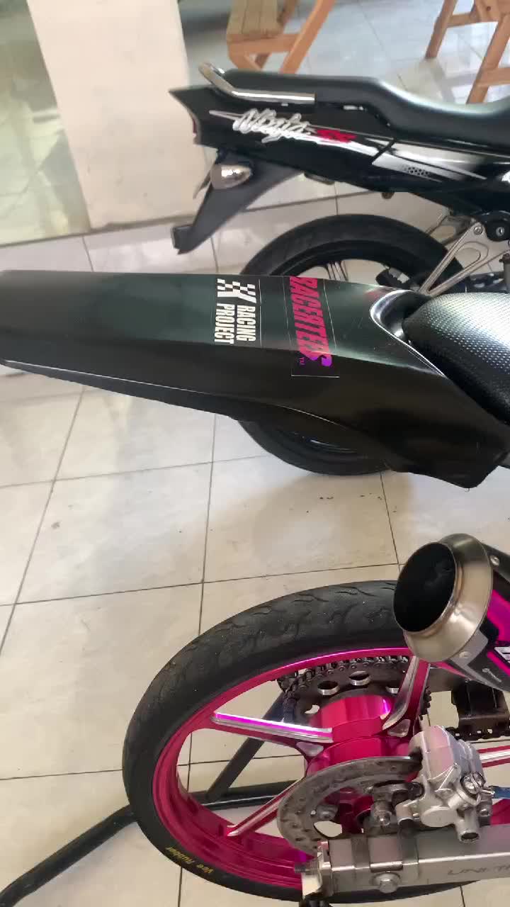 Knalpot Racing Stainless Leher Atas KLX - CRF - WR - Dtracker - DLL | Original ORLINEXHAUST