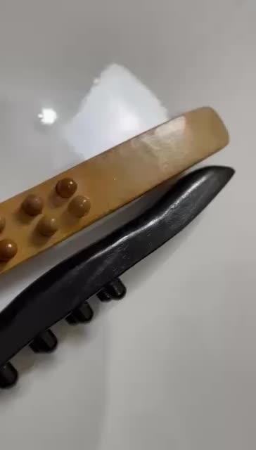Tongkat Gua Sha Kayu | Tongkat Pijat Gua Sha | Alat Pijat | Alat refleksi Kayu Untuk Pijat Leher, Bahu Dan Punggung