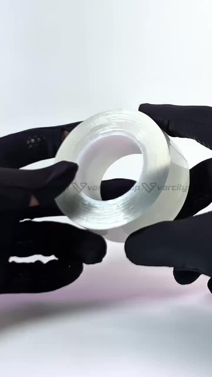 Nano Majik 3cm*1m Double Tape Transparan Selotip Dobel Tip Perekat Gel