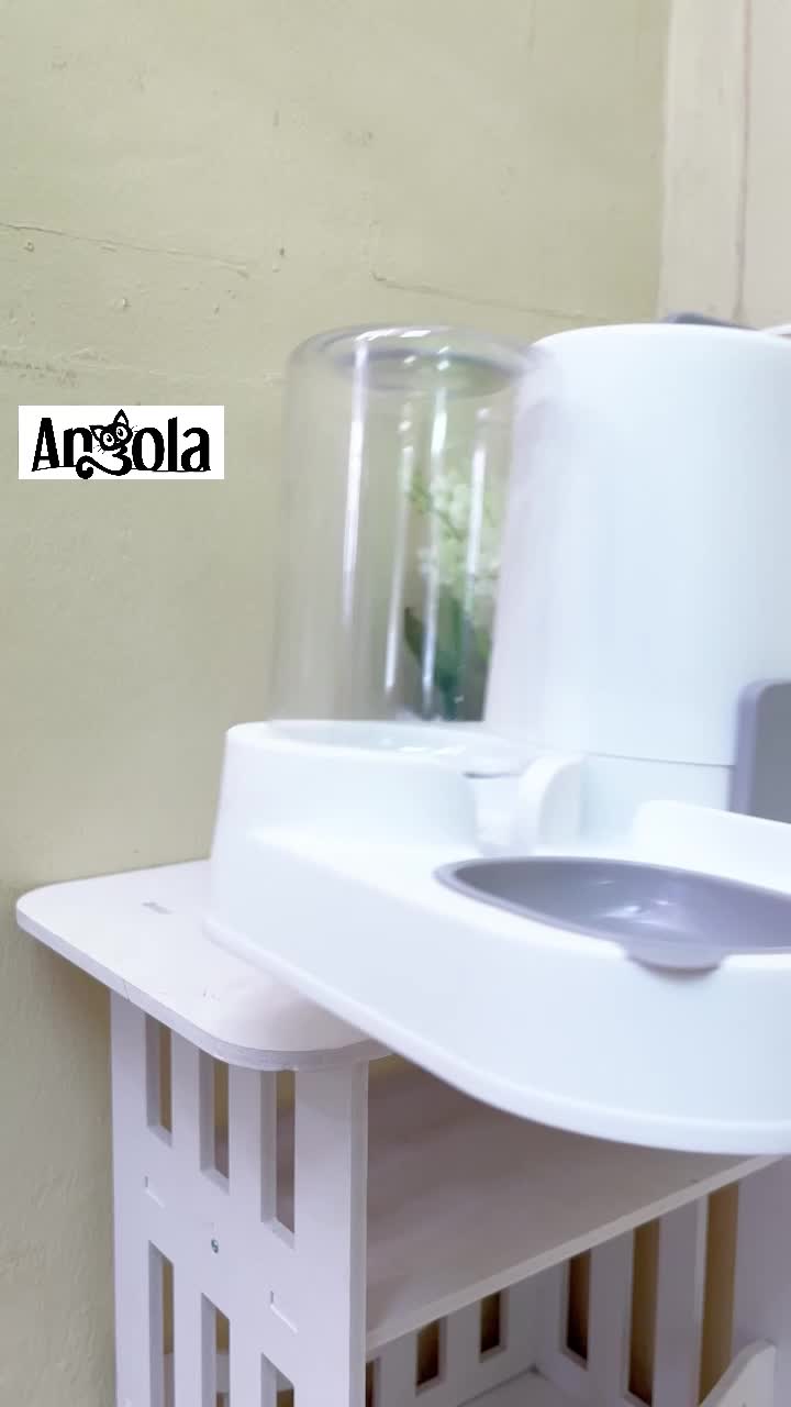 ANGOLA Tempat Makan & Minum Otomatis Kucing Anjing M89 Automatic Pet Feeder / Pet Feeder 2IN1